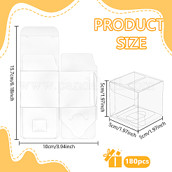 180Pcs Plastic Packaging Boxes&nbsp;CON-BC0007-57