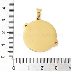 304ステンレススチールチャーム  ラインストーンとエナメル  18KGP本金メッキ  ブラック  スター  27.5x24.5x2mm  穴：6.5x4mm&nbsp;STAS-M341-02G-04