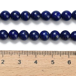 Natural Lapis Lazuli Beads Strands&nbsp;G-L642-B05-6mm