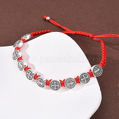Nylon Rope Braided Bracelet for Women&nbsp;BJEW-Z156-03AS-01