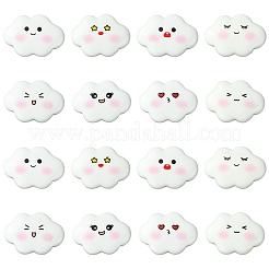 32Pcs 8 Styles Funny Opaque Resin Cabochons&nbsp;RESI-YW0005-94