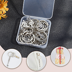 20Pcs Alloy Charm Keychains&nbsp;KEYC-SC00025