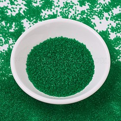 MIYUKIデリカビーズ  シリンダー  日本製シードビーズ  11/0  (db0746) マットトランスペアレントグリーン  1.3x1.6mm  穴：0.8mm  約10000個/袋  50 G /袋&nbsp;SEED-X0054-DB0746
