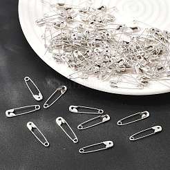 アイアン製安全ピン  プラチナ  22x5x2mm  ピン：0.3mm  約1000個/袋&nbsp;NEED-D006-22mm