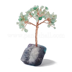 Natural Green Aventurine Tree Display Decoration&nbsp;DJEW-G027-10RG-03