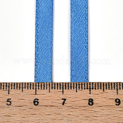 シングルフェイスサテンリボン  ポリエステルリボン  ドジャーブルー  1/4インチ（6mm）  約25ヤード/ロール（22.86メートル/ロール）  10のロール/グループ  250ヤード/グループ（228.6メートル/グループ）&nbsp;RC6mmY-036