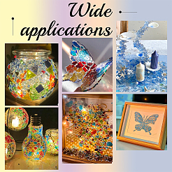 AHADEMAKER 300G 3 Colors Crackle Glass Fragments&nbsp;GLAA-GA0001-41