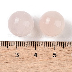 Natural Rose Quartz No Hole Sphere Beads&nbsp;G-K353-04C-01