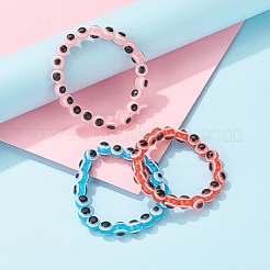 250Pcs 10 Colors Resin Beads&nbsp;RESI-YW0001-05