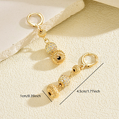 Round Brass Hoop Earrings&nbsp;QY9214