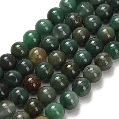 Natural African Jade Beads Strands&nbsp;G-F820-K02-8mm