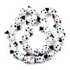 Handmade Lampwork Beads Strands&nbsp;LAMP-N021-43A