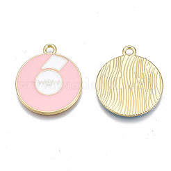 Alloy Enamel Pendants&nbsp;PALLOY-N170-021B-NR