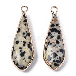 Natural Dalmatian Jasper Pendants&nbsp;G-S359-319C