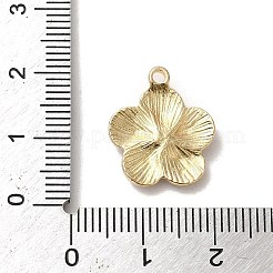 花合金エナメルペンダント  ラインストーン付き  ライトゴールド  ブラック  18x15.5x3mm  穴：1.5mm&nbsp;LS-ENAM-A007-03KCG-03