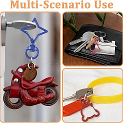 15Pcs Spray Painted Alloy Swivel Lobster Claw Clasps&nbsp;FIND-YW0010-11