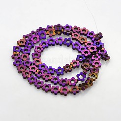 Electroplate Non-magnetic Synthetic Hematite Beads Strands&nbsp;G-J217C-09