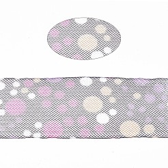 メッシュリボン  プラスチックネットスレッドコード  花柄  パープル  50mm  50ヤード/バンドルに関する&nbsp;PNT-S030-002F