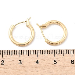Brass Hoop Earrings&nbsp;KK-S356-150G-NF