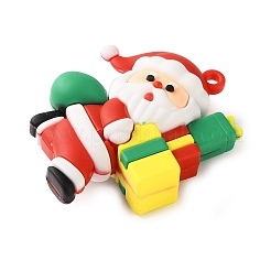 Christmas Theme PVC Plastic Pendants&nbsp;FIND-I059-01B