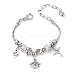 Alloy Snake Chain Charms Bracelets&nbsp;BJEW-JB11448-02