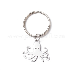 Ocean Theme 304 Stainless Steel Keychains&nbsp;KEYC-JKC01213-03