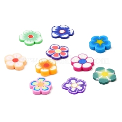 110g 10 Styles Handmade Polymer Clay Cabochons&nbsp;CLAY-SZ0001-50
