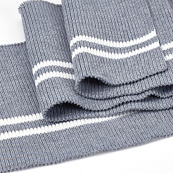 95% Polyester & 5% Stripe Pattern Elastic Fiber Ribbing Fabric for Cuffs&nbsp;FIND-WH0016-36A