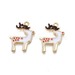Rack Plating Alloy Enamel Pendants&nbsp;ENAM-N055-120