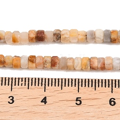 Natural Crazy Agate Beads Strands&nbsp;G-G345-C04-2x4mm