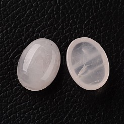 楕円形の天然なローズクォーツのカボション  18x13x6mm&nbsp;G-I171-13x18mm-01