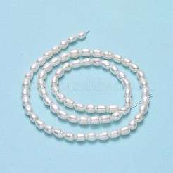 Natural Cultured Freshwater Pearl Beads Strands&nbsp;PEAR-J006-12A
