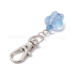 Sea Turtle Transparent Glass Pendant Decoration&nbsp;HJEW-JM02262