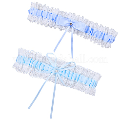 2Pcs 2 Styles Polyester Garter Leg Ring&nbsp;AJEW-CY0001-91