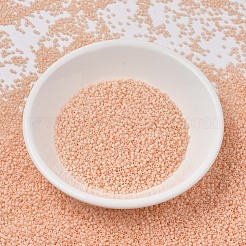 MIYUKIデリカビーズ  シリンダー  日本製シードビーズ  11/0  （db1512)マット不透明ライトピーチ  1.3x1.6mm  穴：0.8mm  約2000PCS /ボトル  10 G /ボトル&nbsp;SEED-JP0008-DB1512