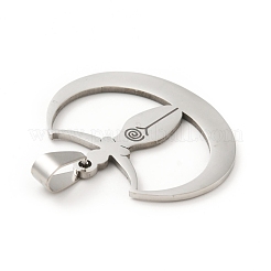 Non-Tarnish 201 Stainless Steel Pendants&nbsp;STAS-D190-18P