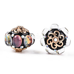 Handmade Indonesia Alloy Beads&nbsp;IPDL-B001-08-1