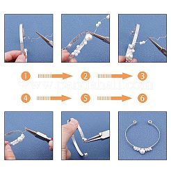 アルミ製ワイヤー  フラット  テクスチャ  銀  5x1mm  10 m /ロール&nbsp;AW-NB0001-02