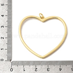 Valentine's Day Brass Pave Clear Cubic Zirconia Pendants&nbsp;KK-A296-49A-G