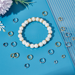 96Pcs 6 Styles 201 Stainless Steel Spacer Beads&nbsp;STAS-UN0044-70