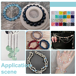 528Pcs 24 Styles Baking Paint Glass Beads&nbsp;DGLA-FG0001-01