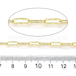 Brass Groove Cable Chains&nbsp;KK-V007-002G
