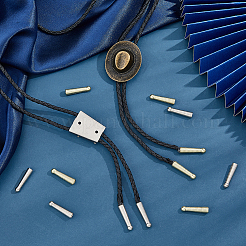 12Pcs 2 Colors Alloy Cord Ends&nbsp;FIND-FH0011-32