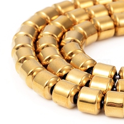 PVD Vacuum Plating Non-magnetic Synthetic Hematite Beads Strands&nbsp;G-F682-12