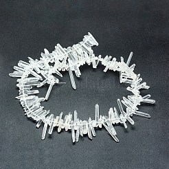 Natural Quartz Crystal Beads Strands&nbsp;G-P368-10