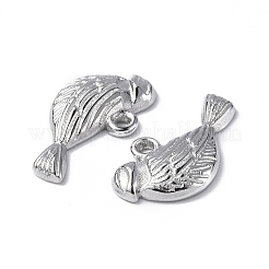 変色しない304ステンレススチールチャーム  鳥のチャーム  ステンレス鋼色  8.5x15.5x2mm  穴：1mm&nbsp;LS-STAS-C066-01P