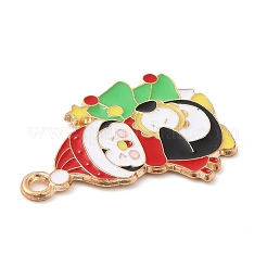Christmas Theme Alloy Enamel Pendants&nbsp;X-ENAM-C016-02D