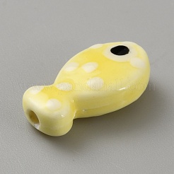 Handmade Porcelain Beads&nbsp;PORC-WH20001-02Q