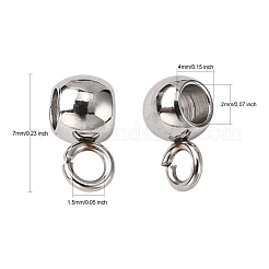 Tarnish Resistant 304 Stainless Steel Tube Bails&nbsp;STAS-G075-11P