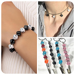 40Pcs 2 Styles Acrylic Beads&nbsp;OACR-TADJ0001-18